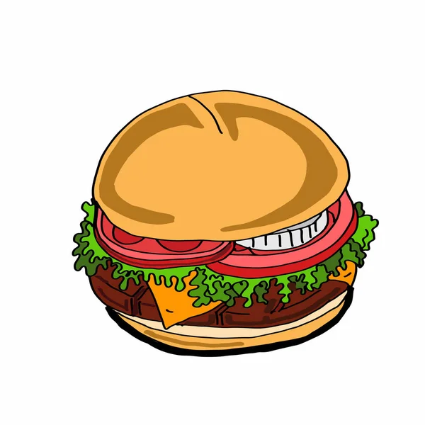 Hamburger icon fast food