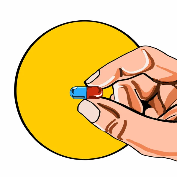 Drug houden handpictogram — Stockfoto