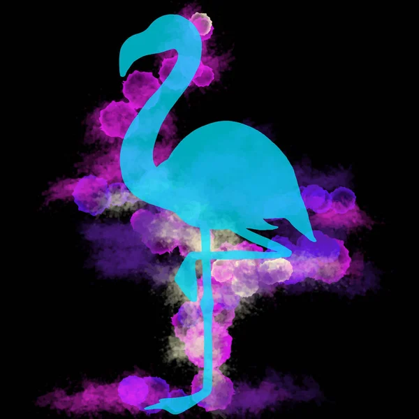 Flamingo pictogram dierlijke wallpapper — Stockfoto