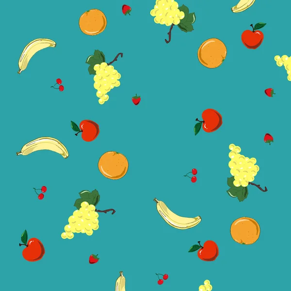 Frutas fundo alimento wallpapper — Fotografia de Stock