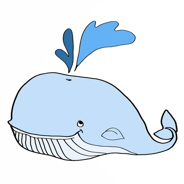 whale icon animal cartoon