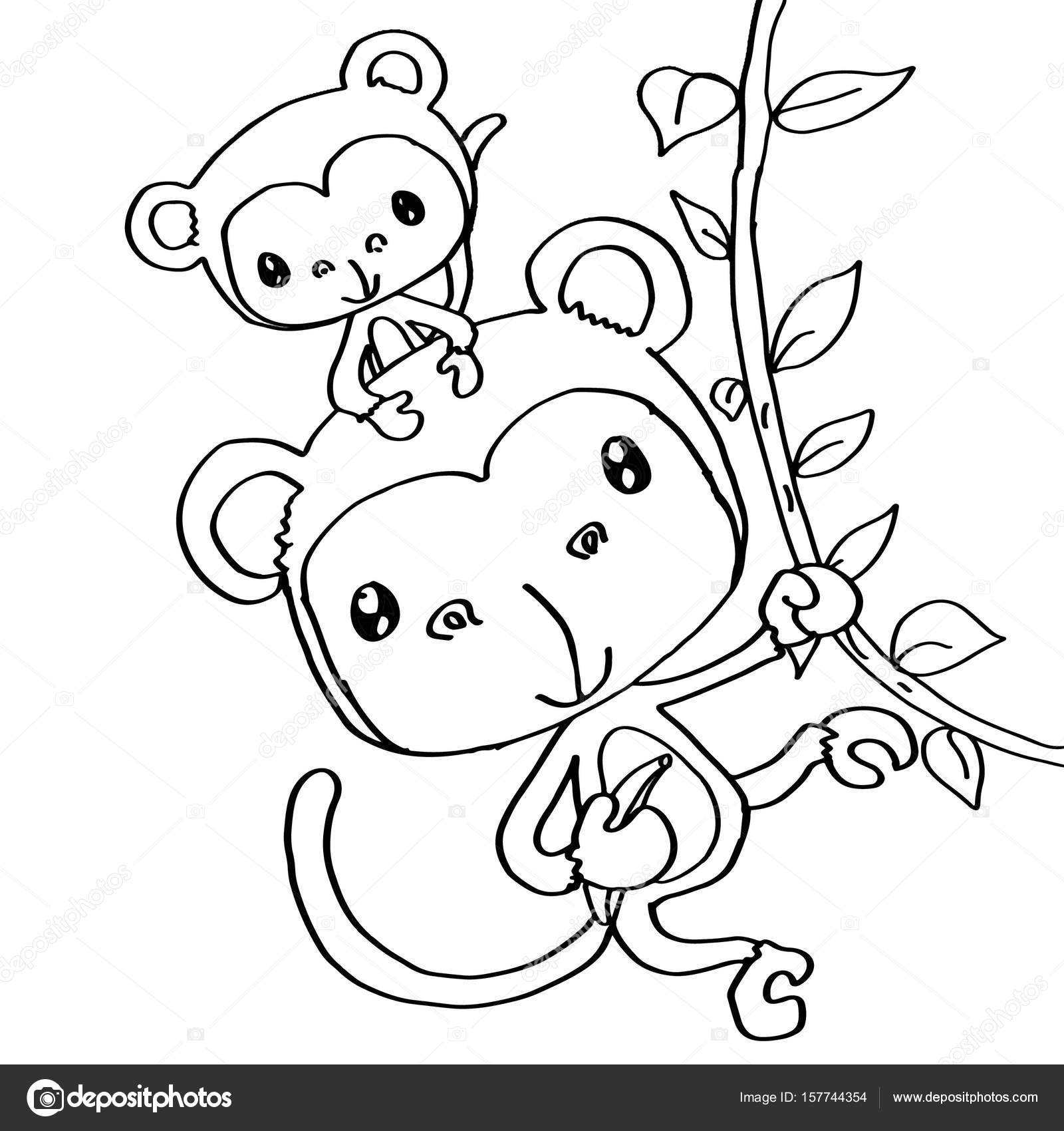 Desenho de Macaco-prego bebê pintado e colorido por Usuário não registrado  o dia 14 de Novembro do 2016