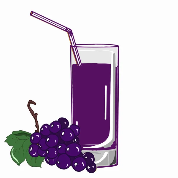 Jugo de uva bebida de frutas — Foto de Stock
