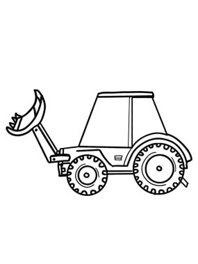 araç resimde çizgi film boyama çizim