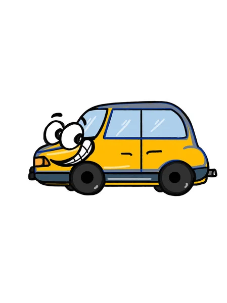Fahrzeug Illustration Cartoon Zeichnung Färbung — Stockfoto
