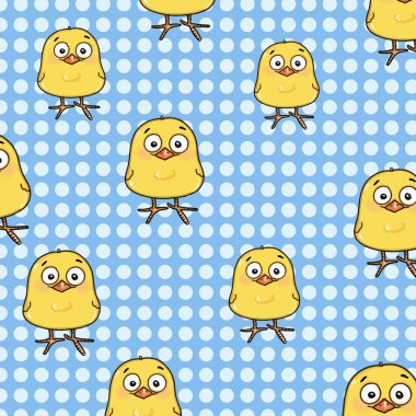 tatlı sarı piliç desen arka plan