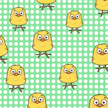 tatlı sarı piliç desen arka plan