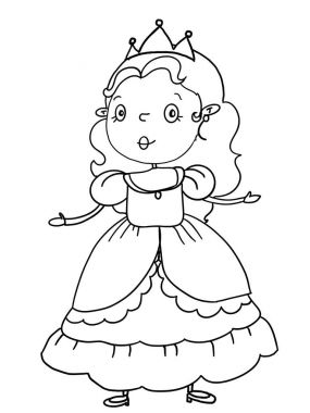 Prenses Prens kale illüstrasyon çizim karikatür ve beyaz arka plan boyama Kral