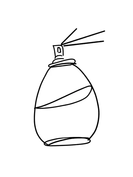 Perfume Bottle Illustration Drawing White Background — Stock Photo, Image