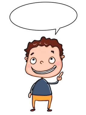  çizgi film çocuk ve işaret