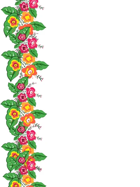 Ilustracja Kolor Kwiat Ramki — Zdjęcie stockowe