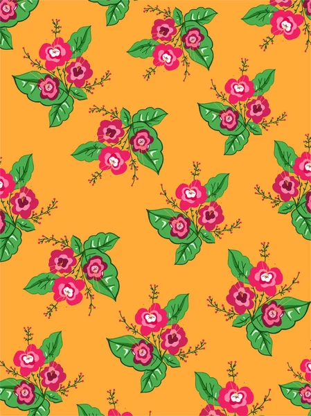color flowers pattern illustration