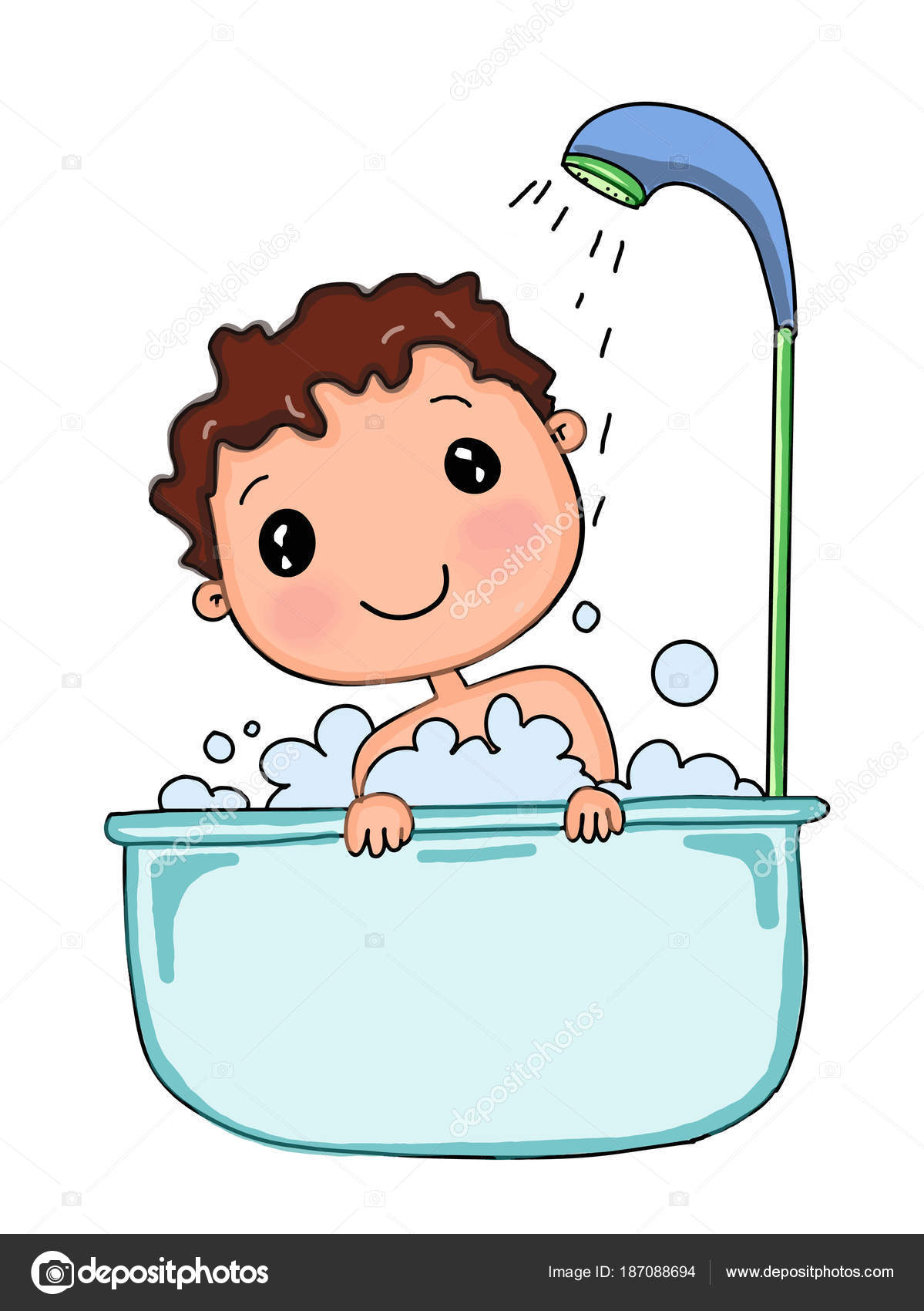 Resultado de imagen para bañarse animado