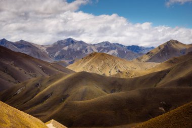 Manzaralı Lindis tepe, Nz dan dağ aralığının