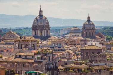 Roma manzarası cityscape bkz: dan Castle San Angelo olarak