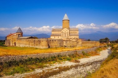 Kaheti bölge, ülke Gürcistan içinde Alaverdi manastır doğal görünümü