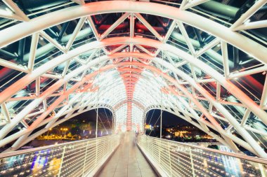 Ayrıntı görünümü Tbilisi, Georgia ülke barış Köprüsü