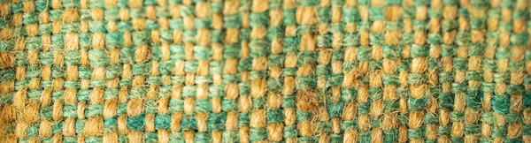 Brown and green Ramie sacks pattern — Stock Photo, Image
