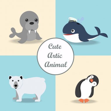 cute Artic animal clipart