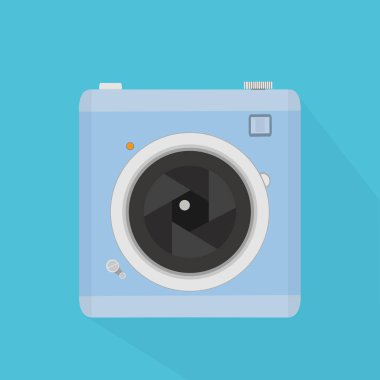 Düz simgeler kamera