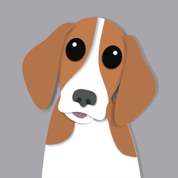 かわいい犬のベクトル — ストックベクタ