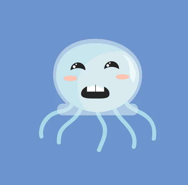 Милий jellyfishe вектор — стоковий вектор