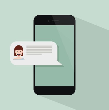 Stil cep telefonu mesaj işlevi sayesinde dikiþler