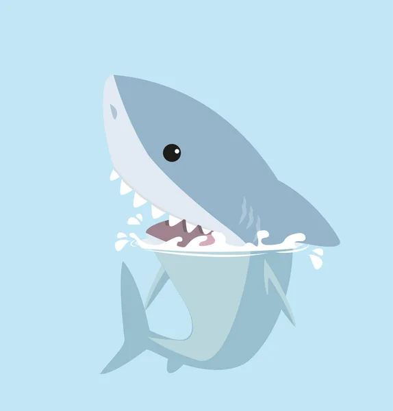 Živé Žraloky Moři — Stockový vektor