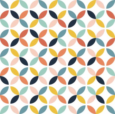 soyut geometrik renkli desen