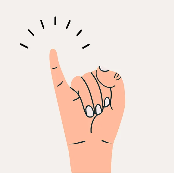 Little Finger Making Pinky Sign Royalty Free Stock Illustrations