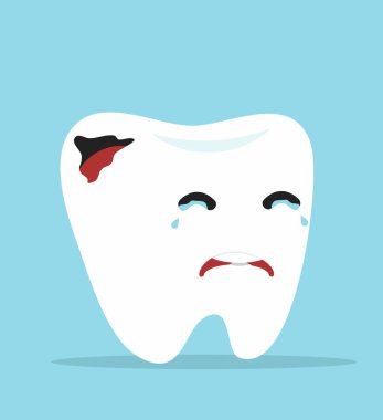 Güzel dişler, çizgi film dişleri.