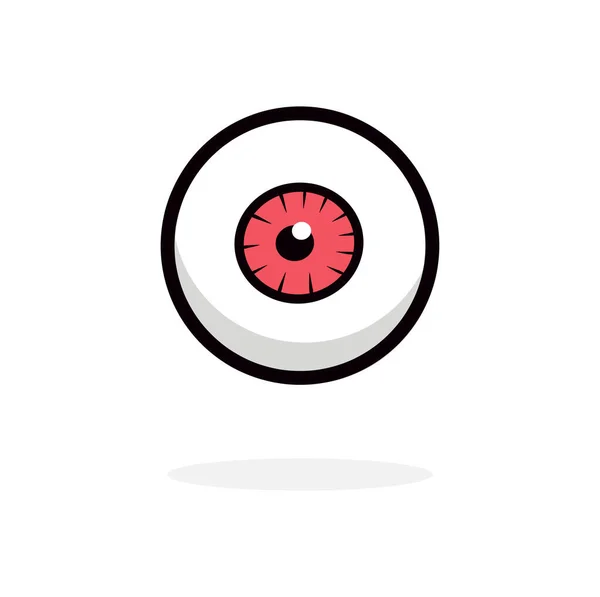 Вектор Червоного Очей Кульки — стоковий вектор