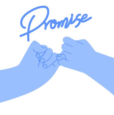 Söz sembolü düz tasarım vektörü 