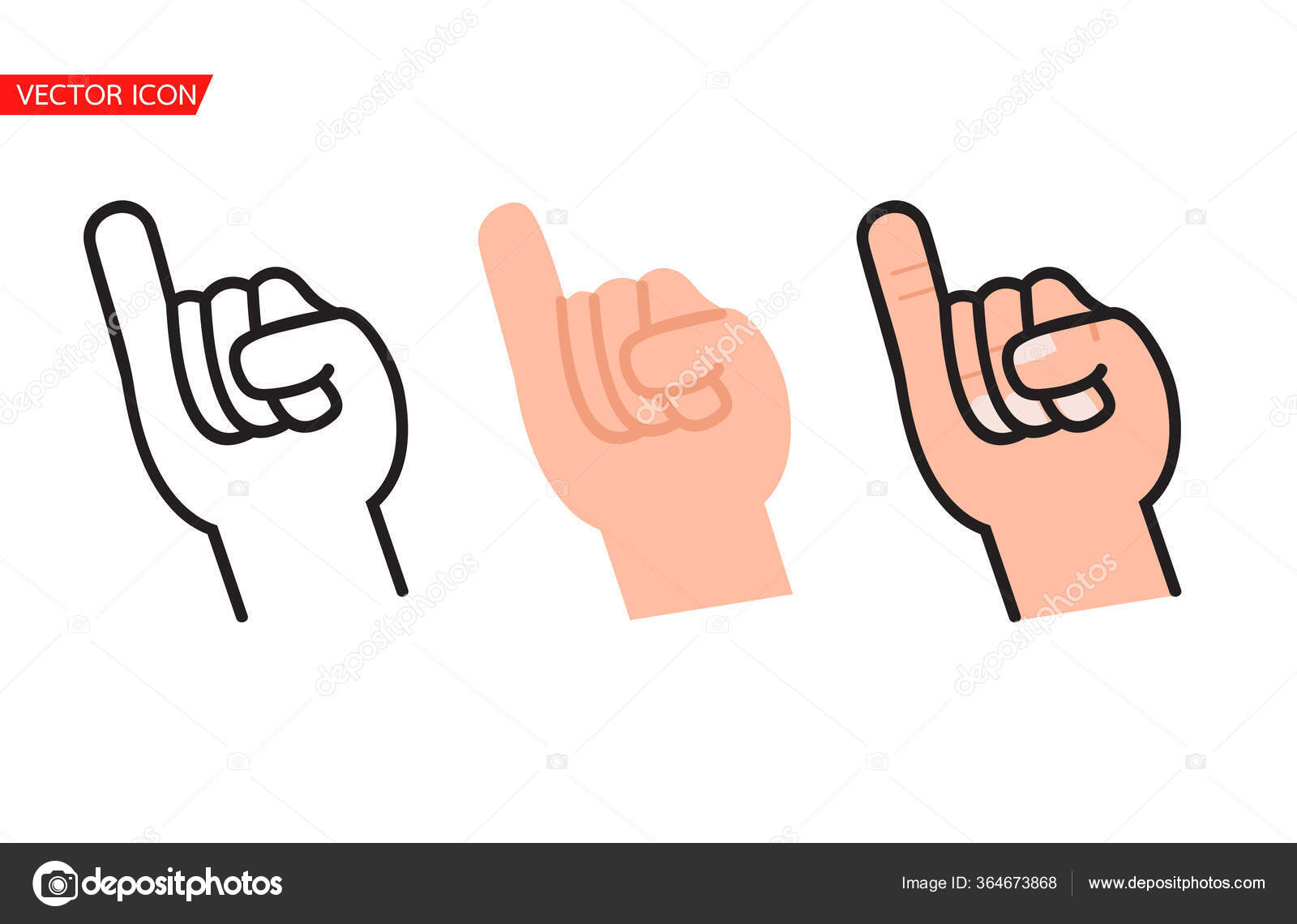 Kleiner Fingerstrich Verspricht Zeichenvektor Stock-Vektorbild von  ©focus_bell@hotmail.co.th 364673868, image size:1600x1140