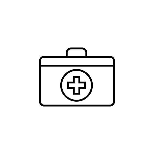 Icono de caja de primeros auxilios — Vector de stock