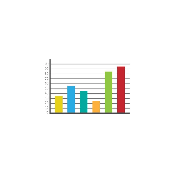 Web Marketing Analytics flache Ikone — Stockvektor