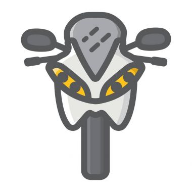 Doldurulmuş anahat simgesini, araç motosiklet