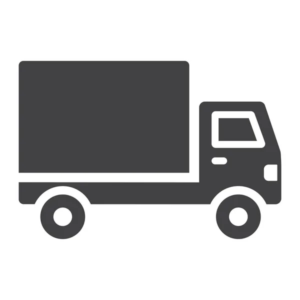 Delivery Truck glyph icon, transport and vehicle — Stock Vector