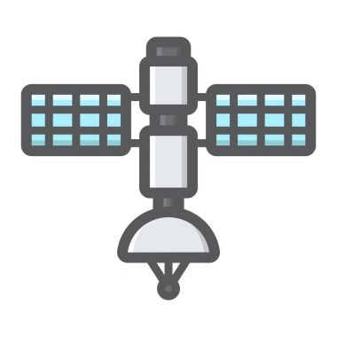 Anahat simgesini, taşıma ve uzay uydu dolu