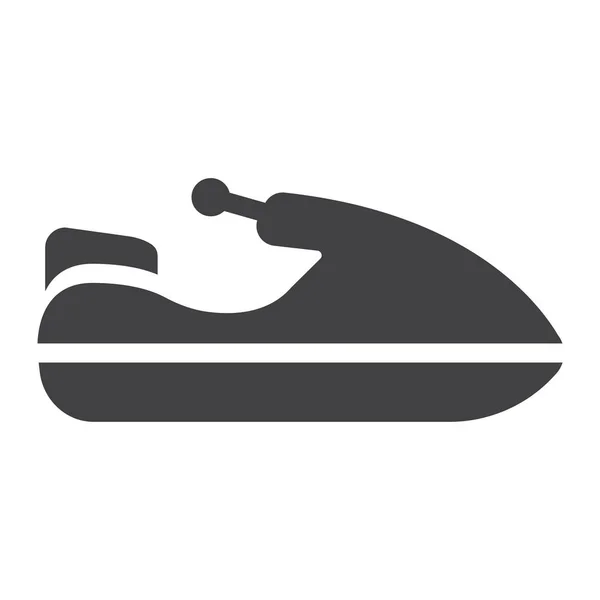 喷气滑雪标志符号图标、 运输和车辆 — 图库矢量图片