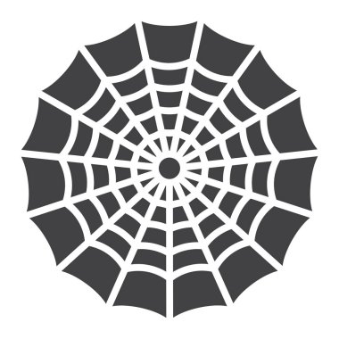 Örümcek web glif simgesi, Cadılar Bayramı ve korkutucu