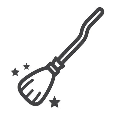 Cadı süpürge satırı simgesi, Cadılar Bayramı ve korkutucu