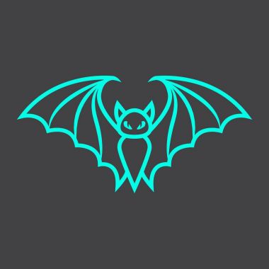 Yarasa satırı simgesi, Cadılar Bayramı ve korkutucu, hayvan işareti