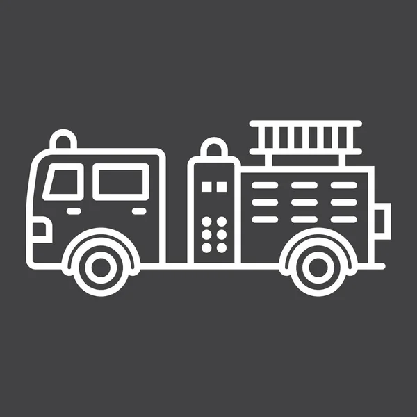 Feuerwehrleitbild, Transport und Fahrzeug — Stockvektor