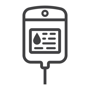 IV çanta satırı simgesi, tıp ve sağlık