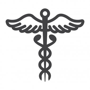 Caduceus satırı simgesi, tıp ve sağlık