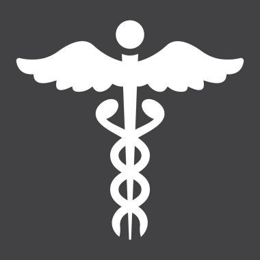 Caduceus glif simgesi, tıp ve sağlık