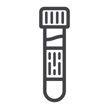 Kan testi satırı simgesi, tıp ve sağlık