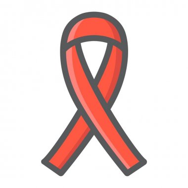 AIDS şerit anahat simgesini, ilaç dolu