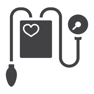 Tonometer glif simgesi, tıp ve sağlık